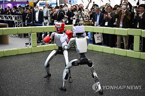 중국의 휴머노이드 로봇들 [AFP 연합뉴스 자료사진. 재판매 및 DB금지]