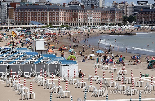 아르헨티나 해변(기사와 직접적 관련은 없음) [EPA 연합뉴스]