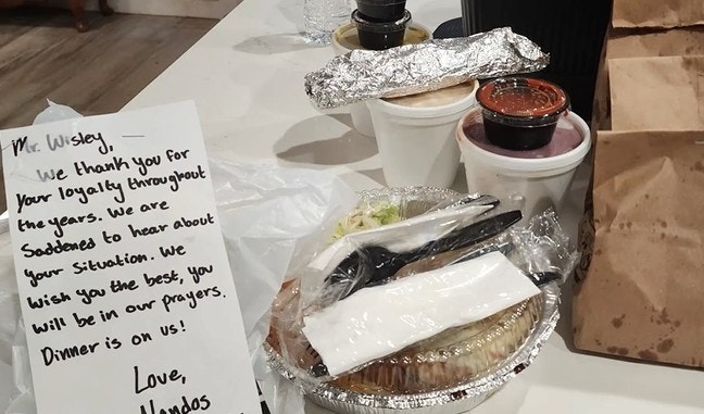 "저녁은 우리가 대접할게, 고마웠어"…미 시한부 환자의 특별한 '마지막 식사'