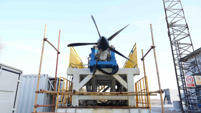 메가와트급 수소 연료 터보프롭 엔진 시험 