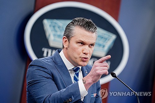 피트 헤그세스 미국 국방부 장관 [로이터=연합뉴스 제공]