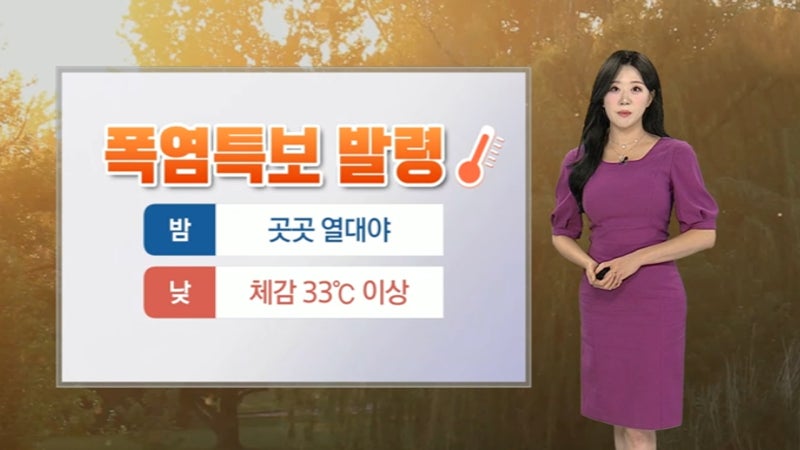 [날씨] 중부·전북 시간당 최대 50㎜ 거센 장맛비…폭염특보 확대