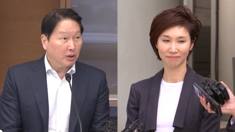 오늘 <b>최태원</b>·<b>노소영</b> 파기환송심 <b>선고</b>…SK 주식 쟁점