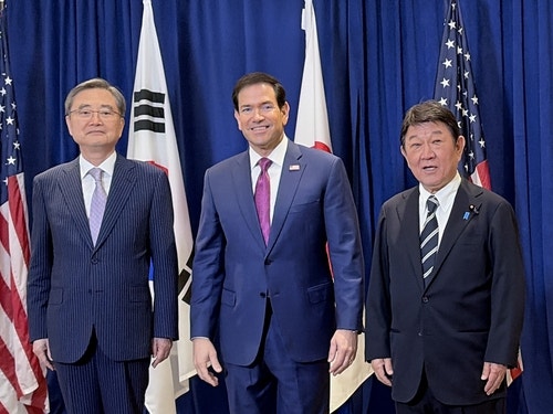 한미일 "북한 대화 복귀 촉구…대만해협 평화 유지 중요"