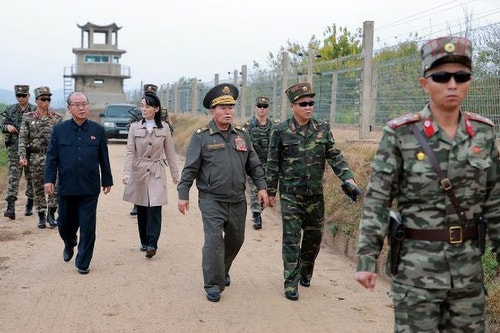 北 <b>김여정</b>·박정천, 남부 <b>국경 요새화</b> 현장 <b>시찰</b>…"도발 땐 즉시 반격"