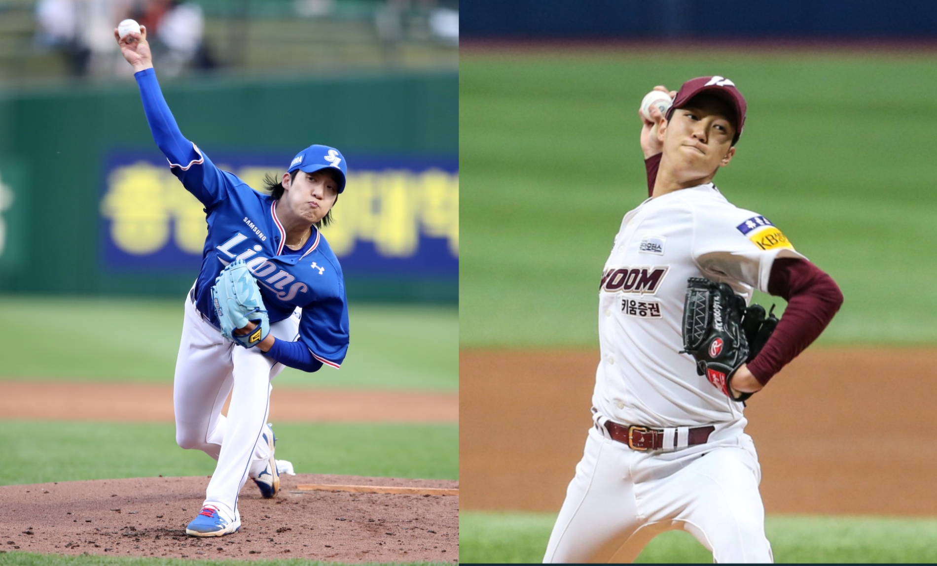 KBO 리그 대표 우완 토종 에이스 안우진-원태인, 4번째 맞대결은?[마니아포커스]