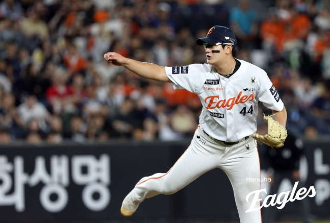 '위기관리 능력이 빛났다' 와이스 7이닝 무실점 10탈삼진...<b>한화</b> 7회말 5...