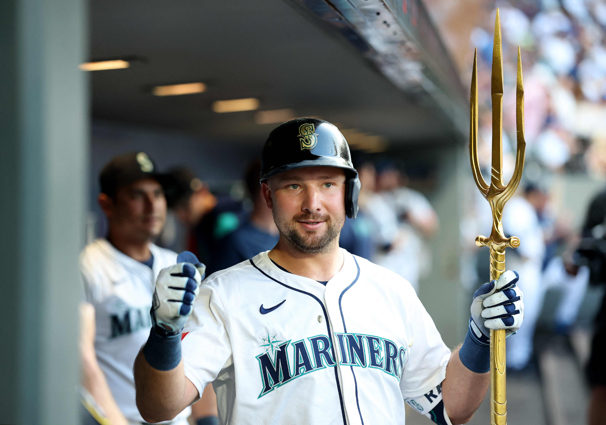 <b>시애틀 롤리</b>, .포수 최초 <b>50홈런</b> 달성...MLB 전체 <b>홈런</b> 1위, 오타니보다...