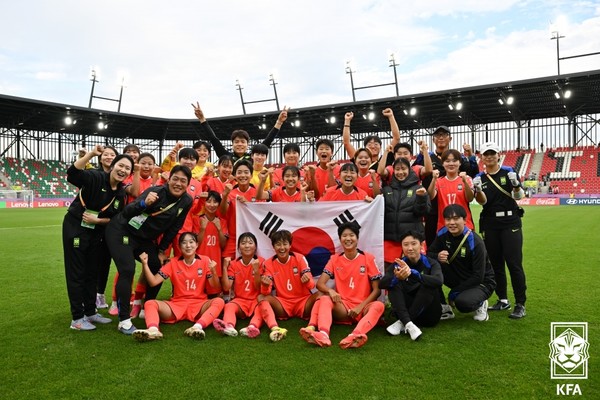 여자 U20 대표팀. 대한축구협회 제공