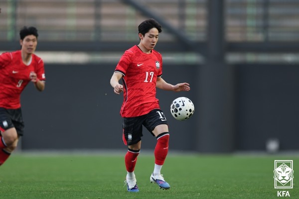 양민혁(아시안게임 대표팀). 대한축구협회 제공