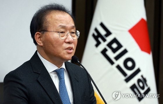 국힘 <b>윤재옥 원내대표</b> "민주당이 오늘 쌍특검법 재표결 않겠다고 통보"
