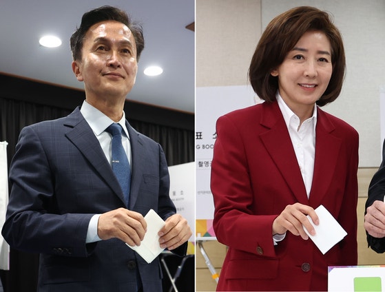 <b>나경원</b>, 류삼영 누르고 '당선 확실'…득표율 55.69%