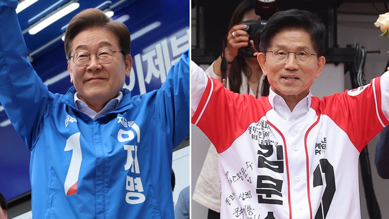 TK서 치고 올라오는 이재명, PK <b>지지율</b>은 <b>김문수</b>에 앞서