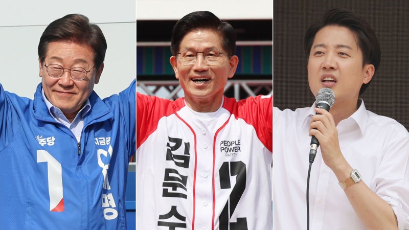 대선 전 마지막 주말…후보들, 전국 누비며 <b>표심</b> 공략