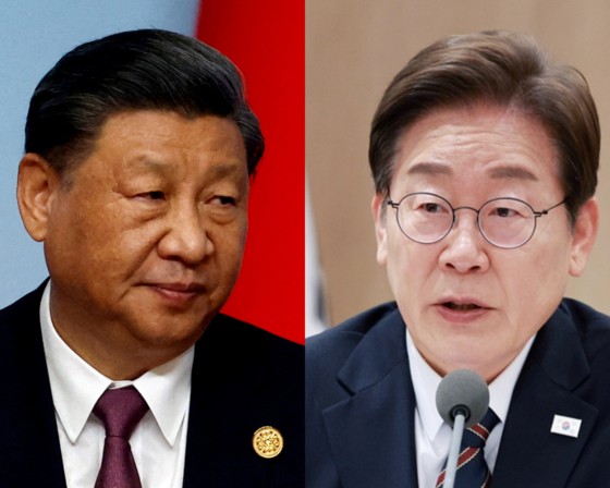 <b>시진핑 주석</b>, 이재명 <b>대통령</b>과 첫 <b>통화</b>…"한·중 관계 협력 강조"