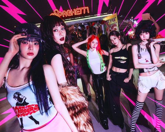 <b>르세라핌</b> '<b>스파게티</b>', <b>빌보드</b> '핫 100' 50위