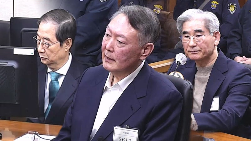 한덕수 감싸고 <b>김용현</b>엔 '화살'…윤석열 '온도차' 왜?