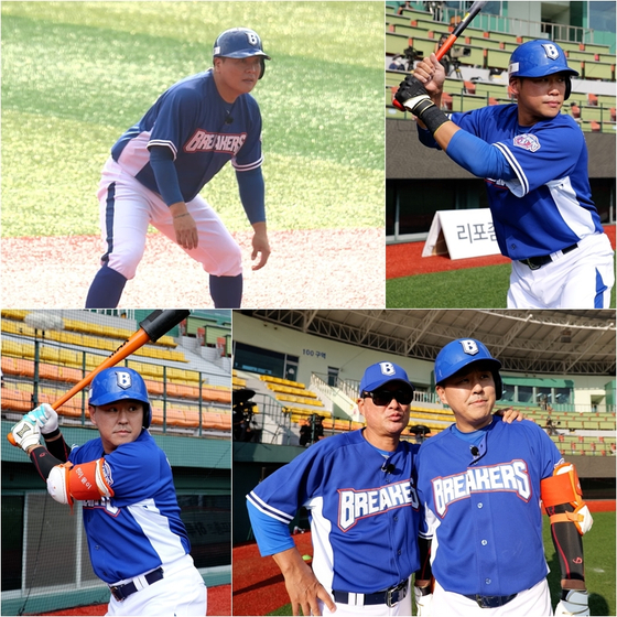 '최강<b>야구</b>' 김태균·최진행, '도합 0.2톤'의 전력 질주