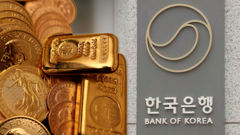 금값 미친 듯이 뛰는데...한국 금 보유량 '세계 39위'로 하락