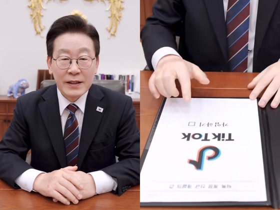 이재명 대통령 틱톡 영상. 〈사진=틱톡 갈무리〉