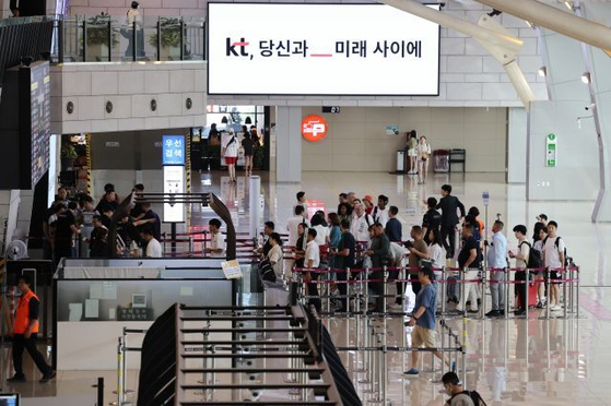 김포공항 출국장.〈사진=연합뉴스〉