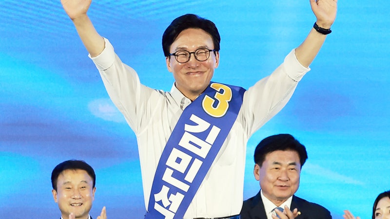 김민석, 서울·경기 모두 이겼다…정청래와 0.38%p '초박빙'