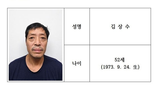 '<b>성남 보복살인</b>' 피의자는 52세 김상수…경찰 신상공개