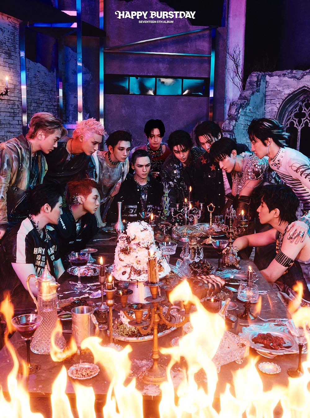세븐틴 <b>데뷔</b>10주년, 정규5집.. 'HAPPY BURSTDAY' 26일 발매