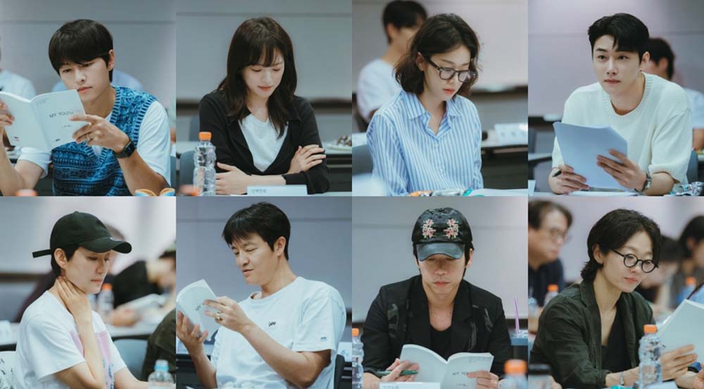 송중기 천우희의 로맨스, JTBC '<b>마이 유스</b>' 대본 리딩 현장