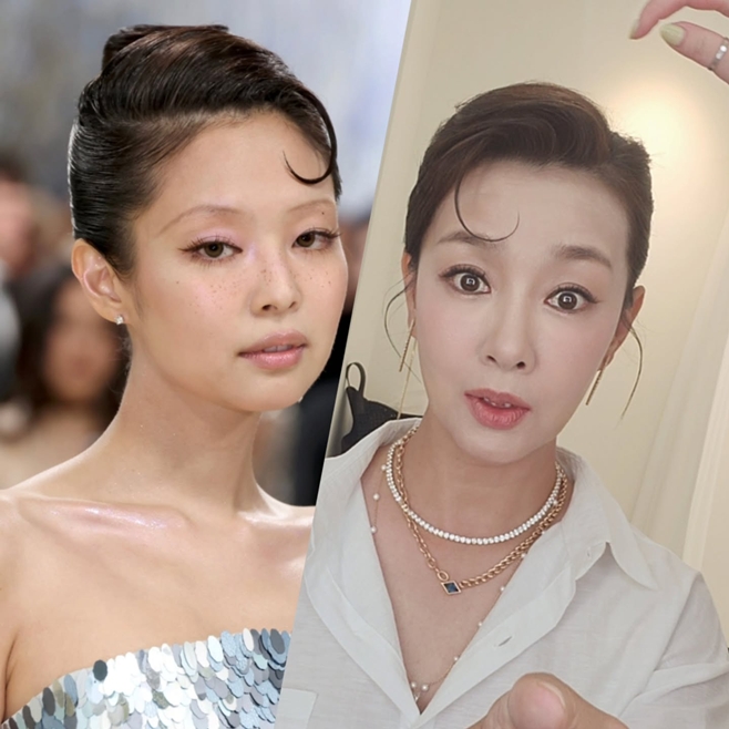 김원희, 블랙핑크 제니 따라잡기 성공? "내가 죄다" [★한컷]