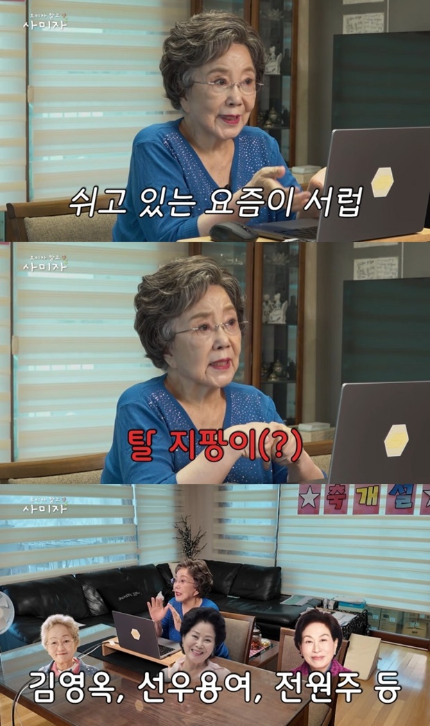 <b>사미자</b>, 선우용여·전원주 이어 유튜브 개설 "쉬고 있는 요즘 서럽다"