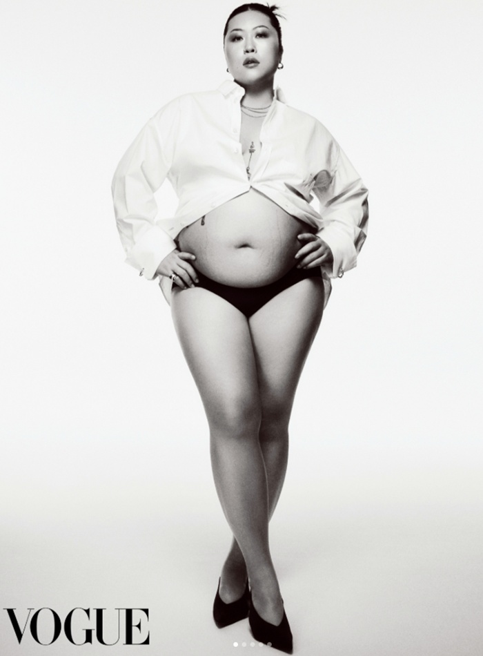 "106kg <b>만삭</b>, 행복해" 명예영국인 <b>백진경</b>, 튼살까지 담은 D라인 <b>만삭</b> 화...