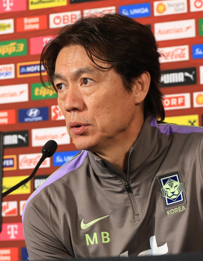 '코트디 0-4 참패' 홍명보 감독, "손흥민·이강인·이재성 출격" 선발 예고…오스트리아전 포인트는 '압박'