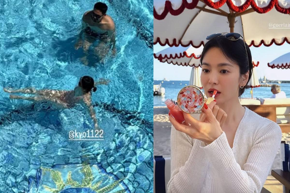 송혜교, 수영복 입고 한적한 한 때…여유로운 휴가 만끽 [MHN:피드]