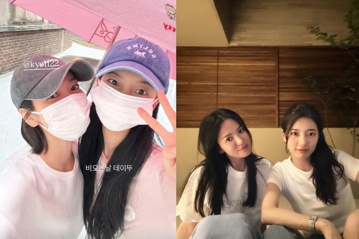 수지, 비오는 날 마스크 쓰고 데이트…상대는 '13살 연상' 송혜교였다 [...