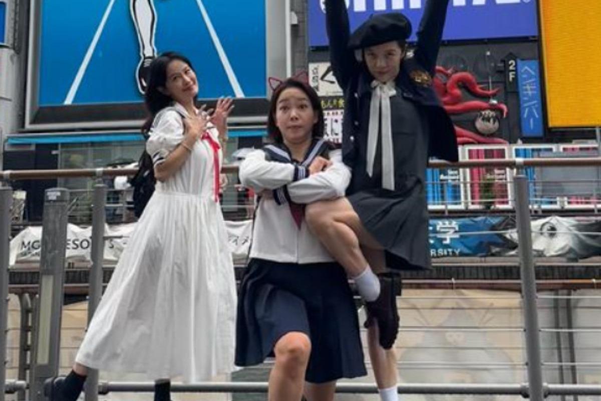 '<b>임신</b> 20주' <b>김지민</b>, <b>일본 여행</b>서 드러난 D라인 [MHN:피드]