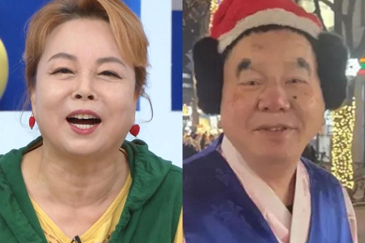 KBS1『朝の広場』に出演したイ・ギョンエとシム・ヒョンレ