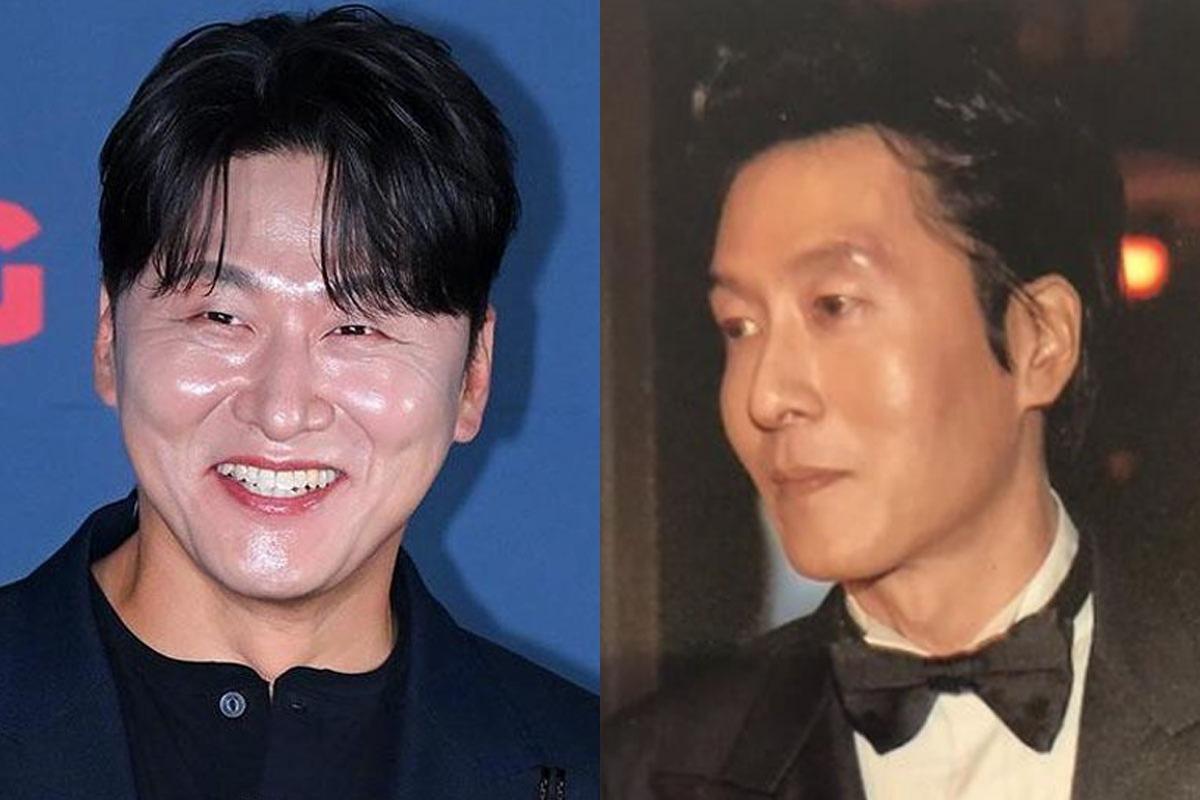 俳優オ・デファンと故キム・ジュヒョクの写真を並べたコラージュ