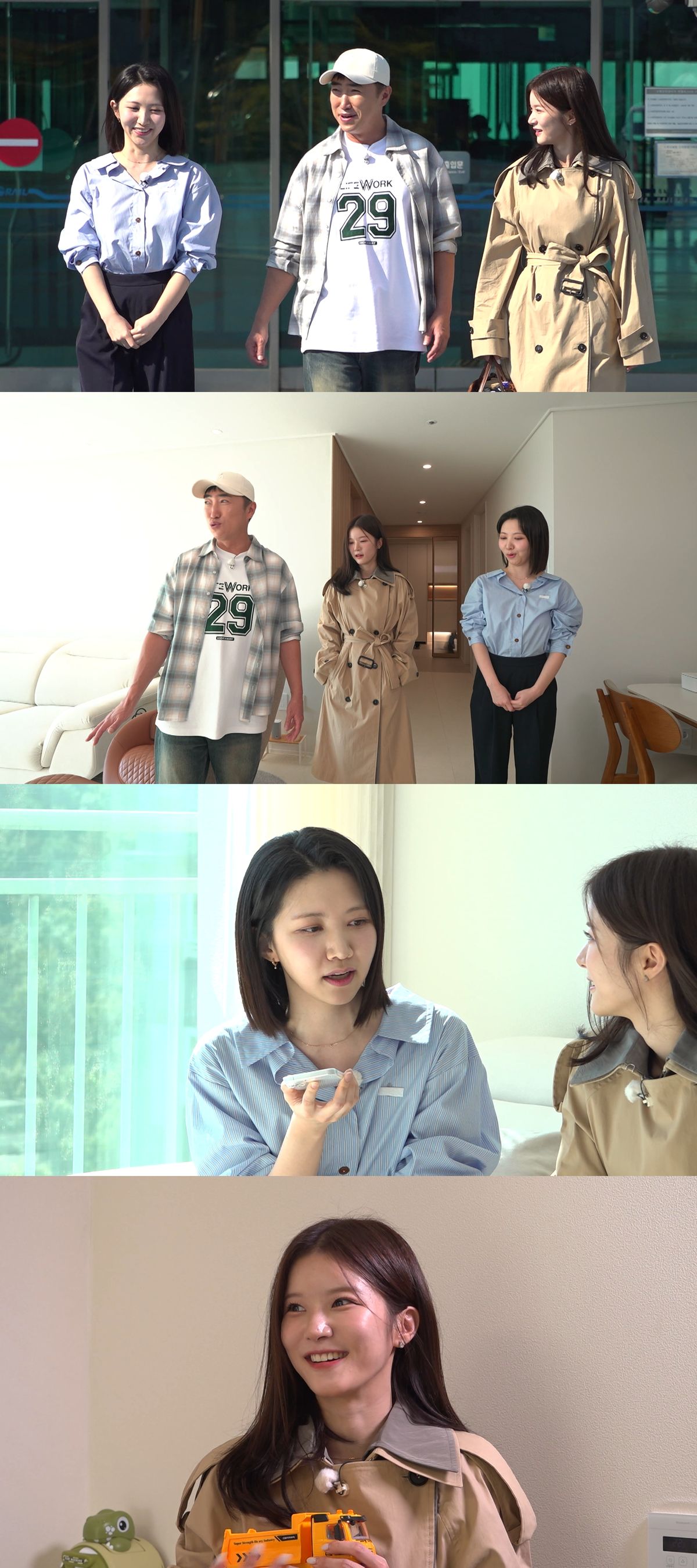 『助けて！ホームズ』で物件を訪れる出演者たち