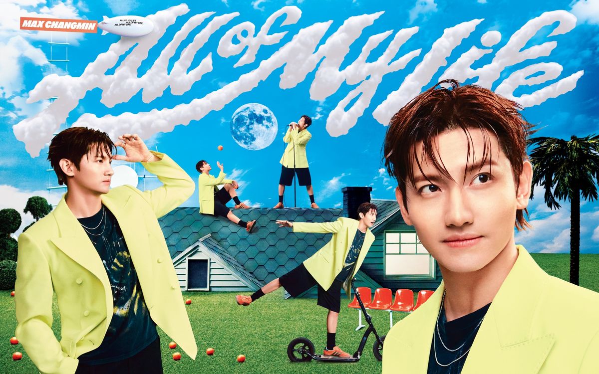 「All Of My Life」のビジュアルに登場する東方神起チャンミン