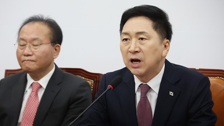 김기현 "<b>노란봉투법</b>·방송3법, 尹대통령 거부권 행사 건의"
