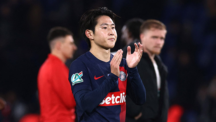 '골대 강타' <b>이강인</b>, 풀타임 활약…PSG, 컵대회 <b>4강</b> 진출