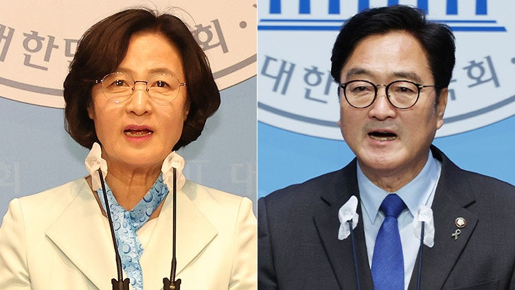 22대 전반기 <b>국회의장</b>, <b>추미애</b>·<b>우원식</b> 양자대결로