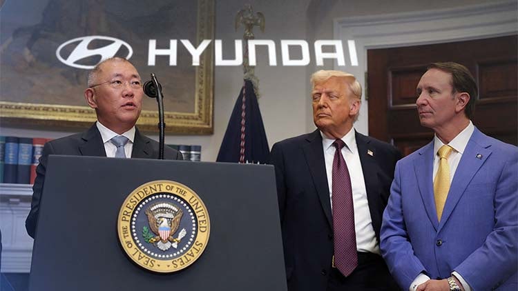 <b>현대차</b>, <b>미국</b>에 31조원 <b>투자</b>…트럼프 "관세 효과"