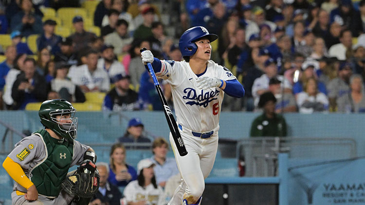 <b>다저스 김혜성</b>, MLB 첫 <b>홈런</b>…5회 동점 솔로포