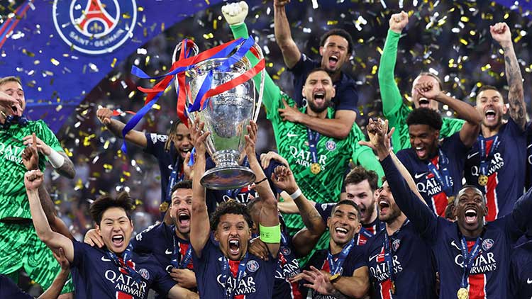 '골 폭죽' PSG, 5-0으로 인터밀란 꺾고 <b>UCL 정상</b>…<b>이강인</b>은 결장