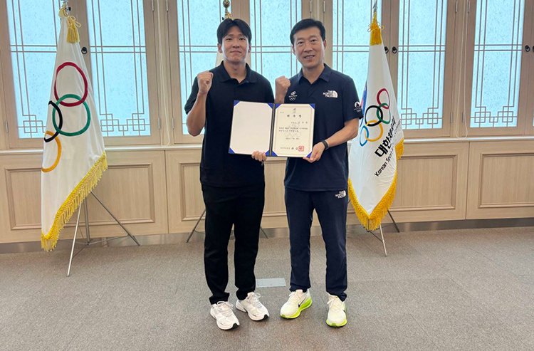 '육상 간판' <b>김국영</b>, 대한체육회 <b>선수</b>위원회 <b>위원장 선출</b>