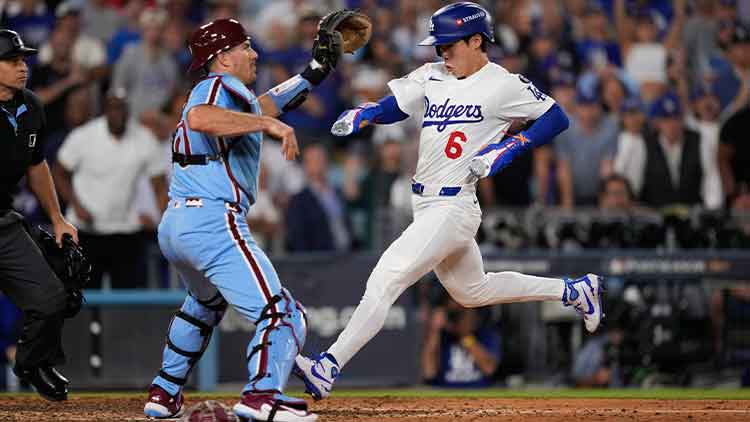 <b>김혜성</b>, 연장 11회 끝내기 득점…<b>다저스</b>, <b>NLCS 진출</b>