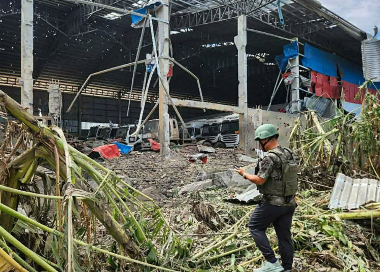폭격당한 포이펫./AFP 연합뉴스