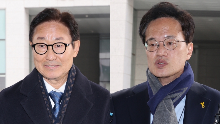 더불어민주당 박범계 의원(왼쪽)과 더불어민주당 박주민 의원 /연합뉴스